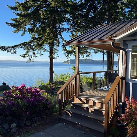 Puget Sound Chic Romantic Cottage With Private Beach Access & Gated Entry Port Ludlow Bagian luar foto