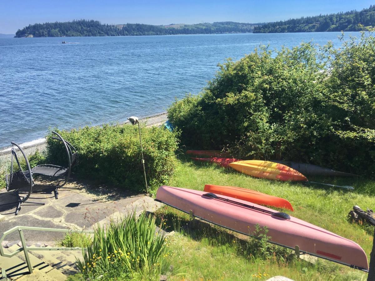 Puget Sound Chic Romantic Cottage With Private Beach Access & Gated Entry Port Ludlow Bagian luar foto