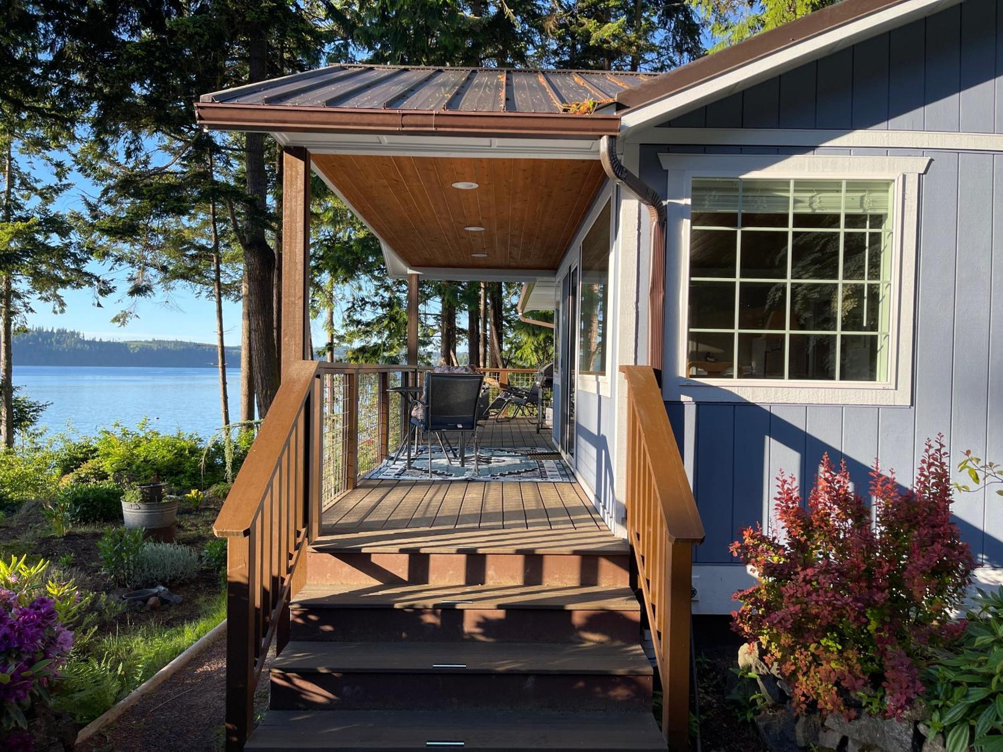 Puget Sound Chic Romantic Cottage With Private Beach Access & Gated Entry Port Ludlow Bagian luar foto