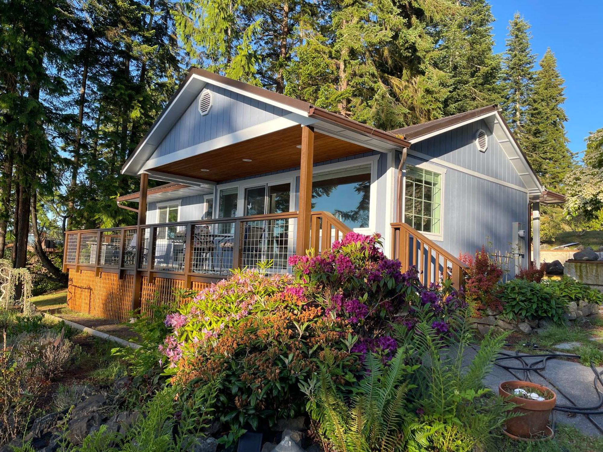 Puget Sound Chic Romantic Cottage With Private Beach Access & Gated Entry Port Ludlow Bagian luar foto