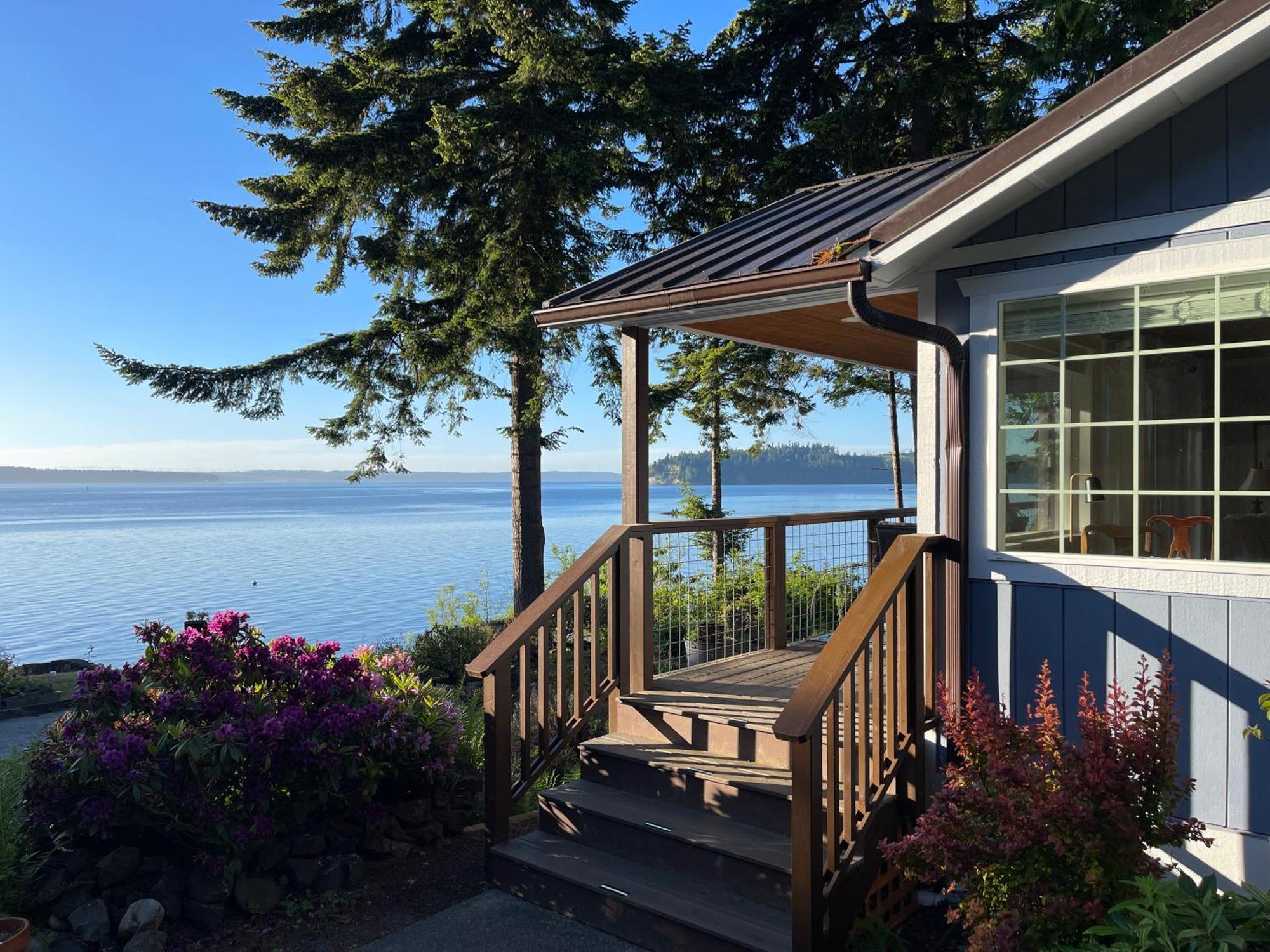 Puget Sound Chic Romantic Cottage With Private Beach Access & Gated Entry Port Ludlow Bagian luar foto
